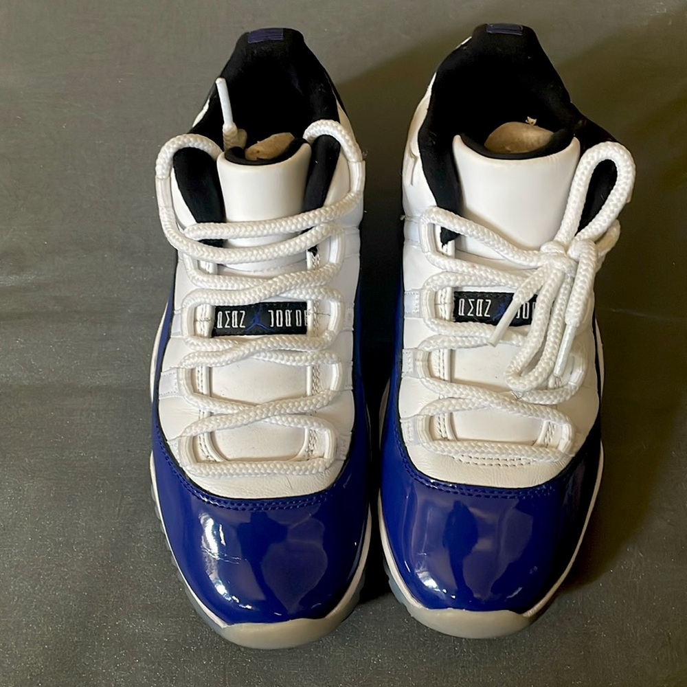 Jordan 11 Concord Low Blue And White